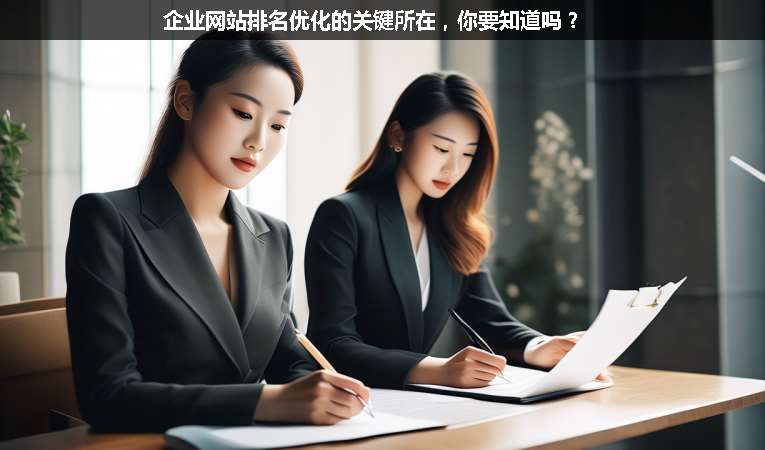 企業(yè)網(wǎng)站排名優(yōu)化的關(guān)鍵所在，你要知道嗎？